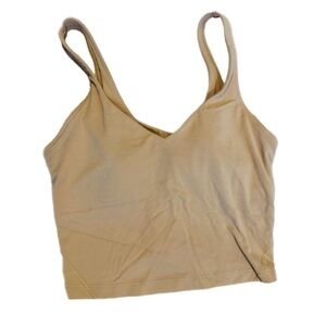 Lululemon padded sports bra workout gym Pilates crop top